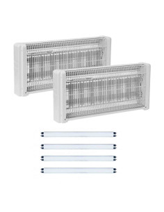 Pack ELECTRIS 2x Destructeurs d'insectes Electrique 30W Anti-Moustique + 4 tubes