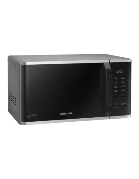 SAMSUNG Micro-ondes Silver - 800W - Plateau 29 cm - Quick Defrost - Cavité Céramique Email