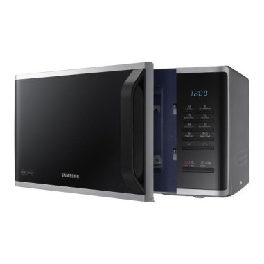 SAMSUNG Micro-ondes Silver - 800W - Plateau 29 cm - Quick Defrost - Cavité Céramique Email