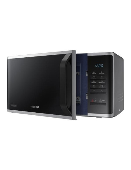 SAMSUNG Micro-ondes Silver - 800W - Plateau 29 cm - Quick Defrost - Cavité Céramique Email