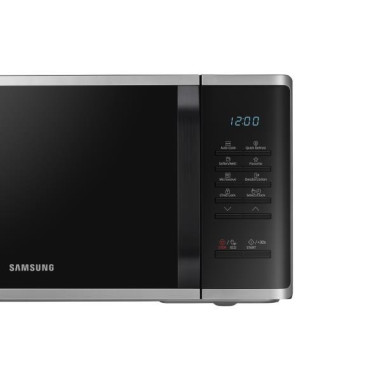 SAMSUNG Micro-ondes Silver - 800W - Plateau 29 cm - Quick Defrost - Cavité Céramique Email