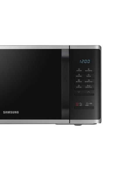 SAMSUNG Micro-ondes Silver - 800W - Plateau 29 cm - Quick Defrost - Cavité Céramique Email
