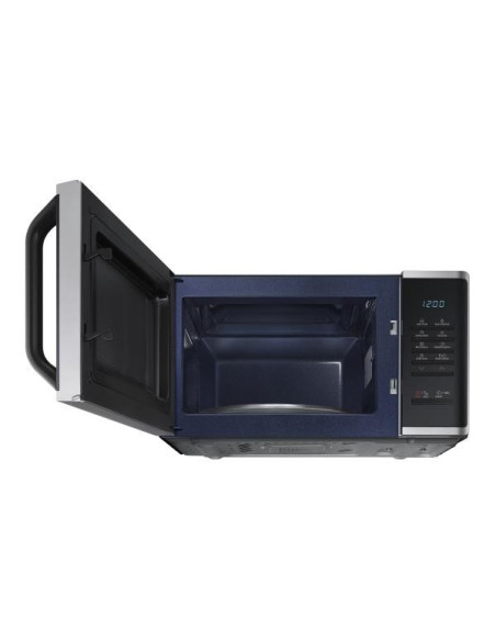 SAMSUNG Micro-ondes Silver - 800W - Plateau 29 cm - Quick Defrost - Cavité Céramique Email