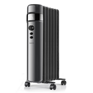 SUPRA Radiateur mobile bain d'huile 1500W Thermostat Réglable Minuterie