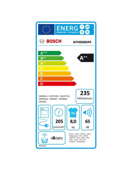BOSCH Sèche-linge WTH8300DFR