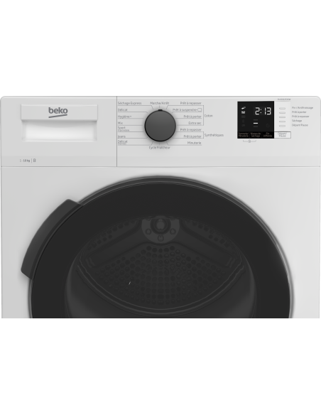 PACK BEKO Lave-linge Hublot 10kg 1400trs/min + Sèche-linge Condensation 10kg