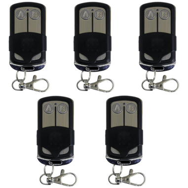 JOLLY OPEN 2 TÉLÉCOMMANDE COPIEUSE 433.92 MHZ PORTAIL LOT DE 5