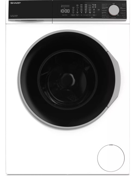 SHARP Lave-linge hublot 9kg 1400trs/min Système EcoLogic