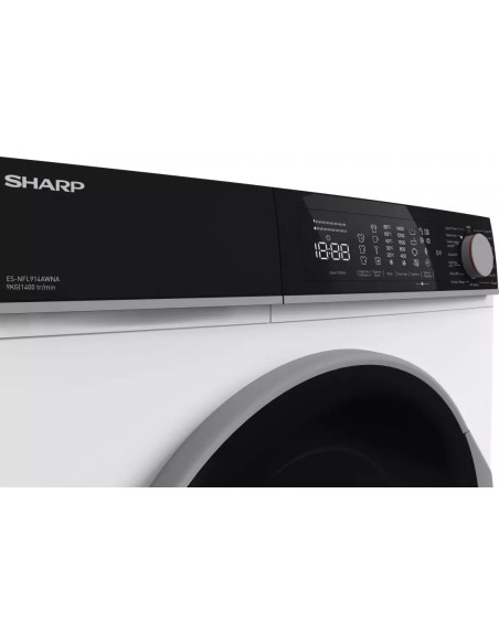 SHARP Lave-linge hublot 9kg 1400trs/min Système EcoLogic