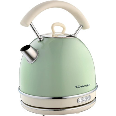 Ariete - Bouilloire Électrique | Vintage | Vert | 2000W |1,7 litres |