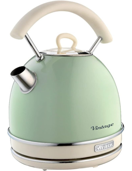 Ariete - Bouilloire Électrique | Vintage | Vert | 2000W |1,7 litres |
