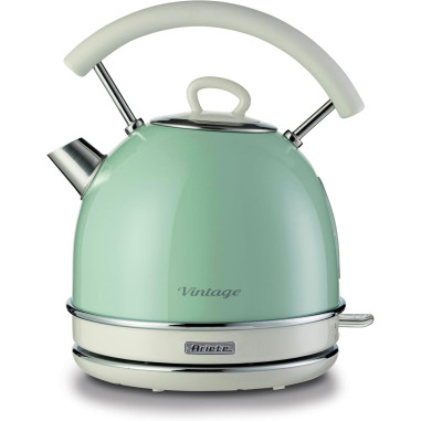Ariete - Bouilloire Électrique | Vintage | Vert | 2000W |1,7 litres |