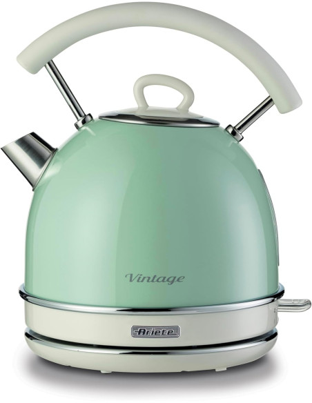 Ariete - Bouilloire Électrique | Vintage | Vert | 2000W |1,7 litres |