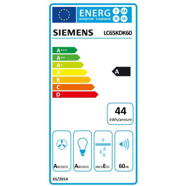 Hotte décorative murale LC65KDK60