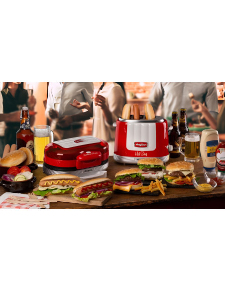 ARIETE Pack Party Time Machine à hamburgers + Machine à Hot Dog