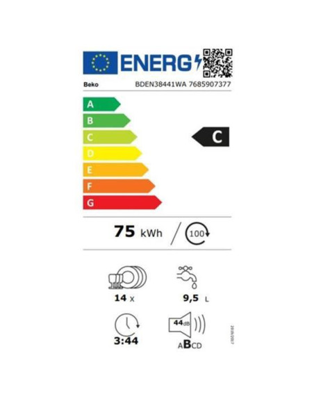 BEKO Lave-vaisselle BDEN38441WA