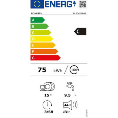 ROSIERES Lave-vaisselle Tout-intégrable RI5C4F0A-47