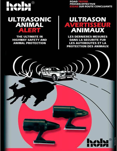 HOBI AVERTISSEUR À ULTRASONS REPOUSSE GIBIER