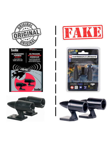 HOBI RECONDITIONNÉ 100% Original AVERTISSEUR À ULTRASONS REPOUSSE GIBIER Sifflets Ultrasons Anti Collision Voiture Moto Camion