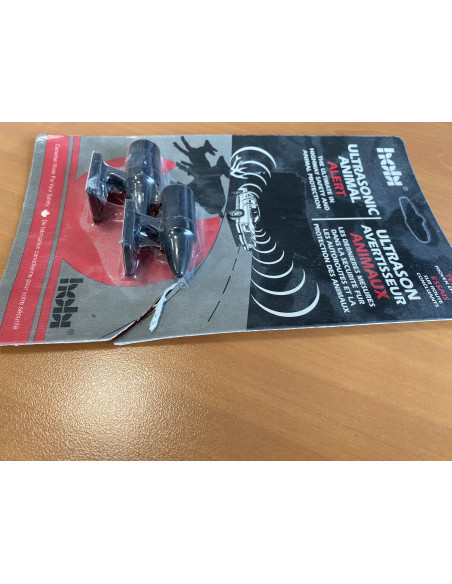 HOBI RECONDITIONNÉ 100% Original AVERTISSEUR À ULTRASONS REPOUSSE GIBIER Sifflets Ultrasons Anti Collision Voiture Moto Camion