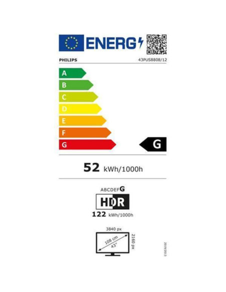 TV LED UHD 4K - 43PUS8808