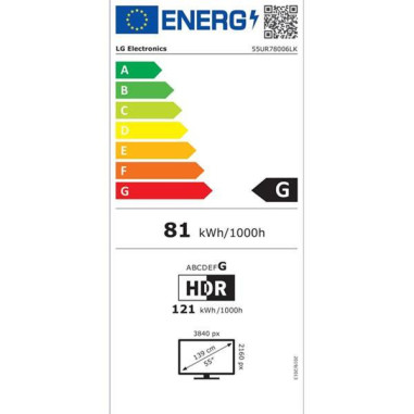 TV LED UHD 4K - 55UR78006LK
