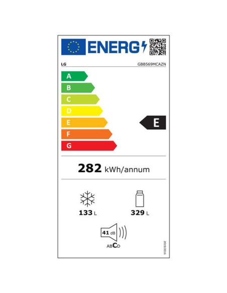 LG Réfrigérateur combiné GBB569MCAZN