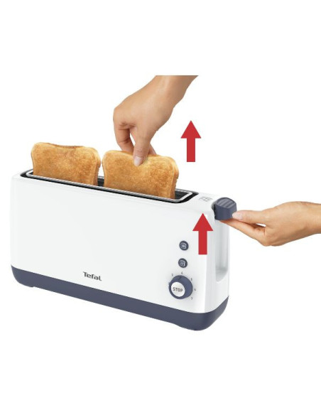 Grille-pain 1 fente Blanc - Minim Toaster - TL302110