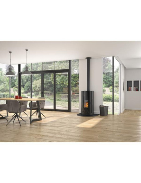 Poêle à granulés 490329NOIR