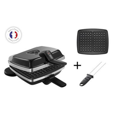 Gaufrier Noir - Super 2 + pic à gaufres - 039126
