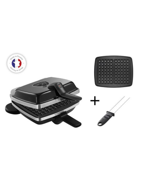 Gaufrier Noir - Super 2 + pic à gaufres - 039126