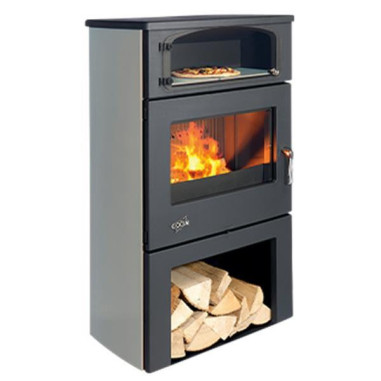 Poêle à bois 362115CGRISARG