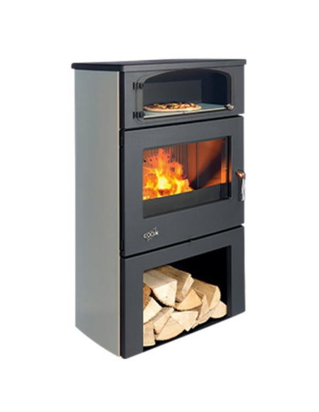 Poêle à bois 362115CGRISARG