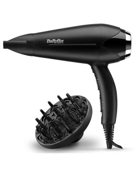 Sèche-cheveux Babyliss Paris Noir - Turbo Smooth - D572DE