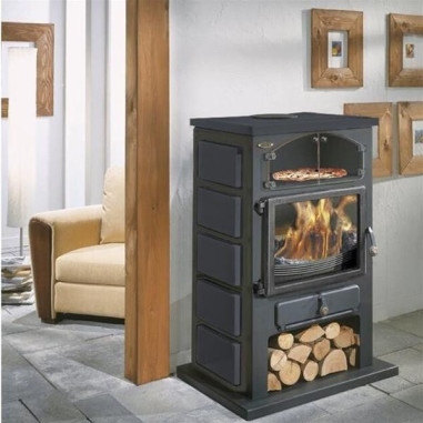 Poêle à bois vintage 350104PEINTANTH