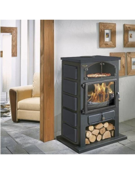 Poêle à bois vintage 350104PEINTANTH