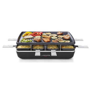 Raclette Grill Crêpes 8 personnes Noire - Élément - 179301