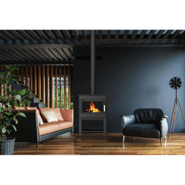 Poêle à bois vintage ODELYABUCHER