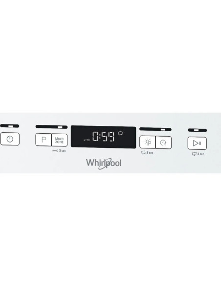 WHIRLPOOL Lave-vaisselle 60cm 14 Couverts 8 Programmes Blanc