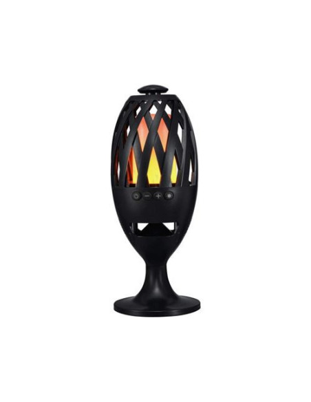 Haut-parleur Sans Fil Bluetooth LED Effet Flamme - Intérieur / Extérieur