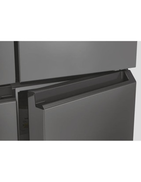 CANDY CFQQ5T817EWPS Réfrigérateur Multiportes Carbone 463L Froid Ventilé