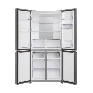 CANDY CFQQ5T817EWPS Réfrigérateur Multiportes Carbone 463L Froid Ventilé
