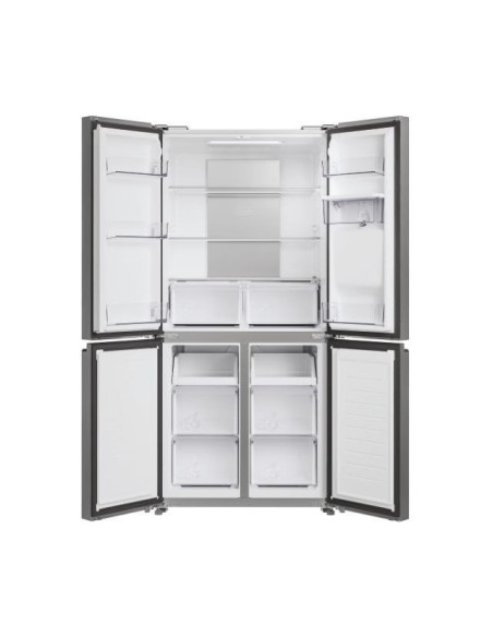 CANDY CFQQ5T817EWPS Réfrigérateur Multiportes Carbone 463L Froid Ventilé