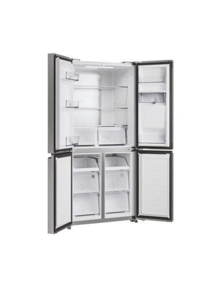 CANDY CFQQ5T817EWPS Réfrigérateur Multiportes Carbone 463L Froid Ventilé