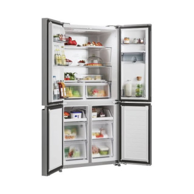 CANDY CFQQ5T817EWPS Réfrigérateur Multiportes Carbone 463L Froid Ventilé
