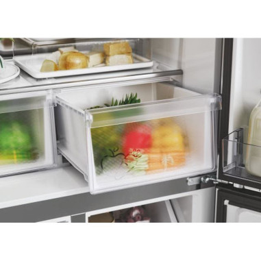 CANDY CFQQ5T817EWPS Réfrigérateur Multiportes Carbone 463L Froid Ventilé