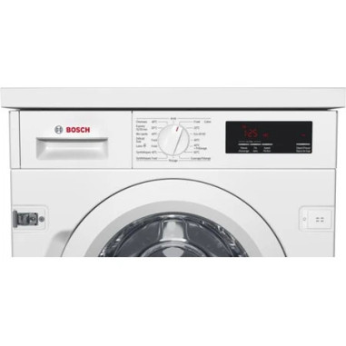 BOSCH Lave-linge Tout-intégrable Hublot 7 Kg 1200 trs/min 15 Programmes Blanc