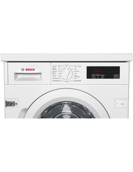 BOSCH Lave-linge Tout-intégrable Hublot 7 Kg 1200 trs/min 15 Programmes Blanc