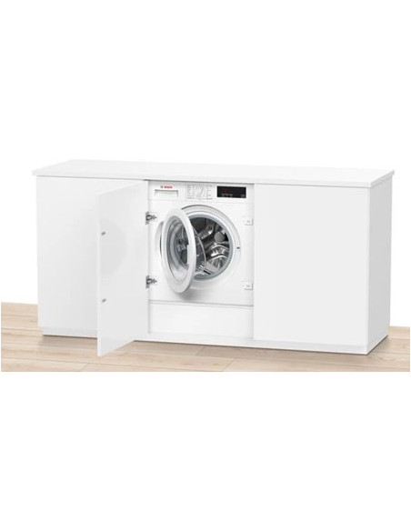 BOSCH Lave-linge Tout-intégrable Hublot 7 Kg 1200 trs/min 15 Programmes Blanc