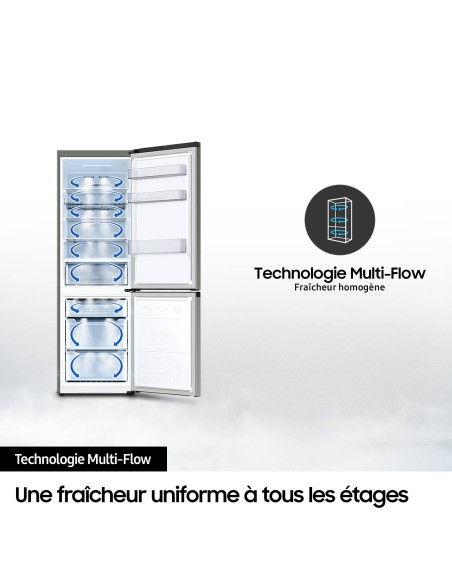 SAMSUNG Réfrigérateur Combiné 344L No Frost